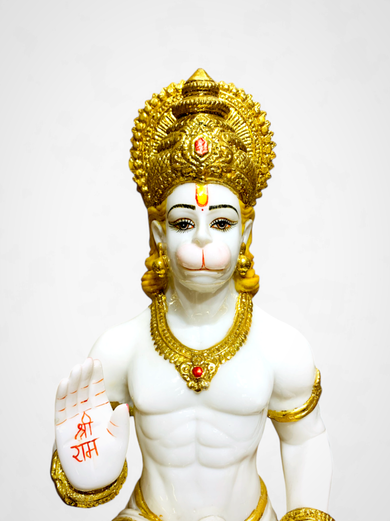 BIG ASHIRWAD HANUMAN IDOL - ( 15.5 INCHES ) - Image 4