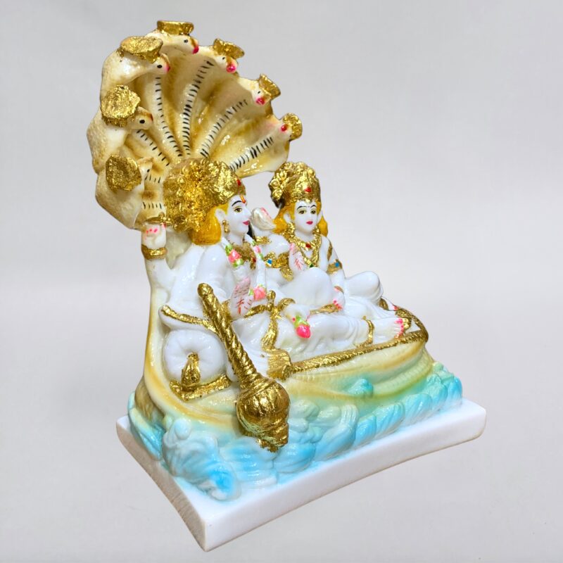 MEDIUM VISHNU LAXMI IDOL - ( 9 INCHES ) - Image 3