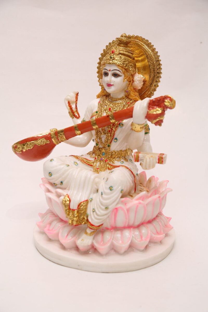 BIG  SARASATI MATA JI - ( 13 INCHES ) - Image 2