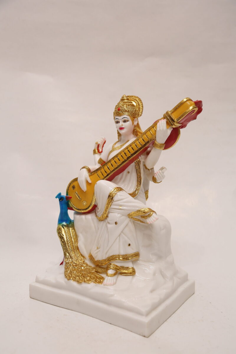 BIG SARASWATI MATA JI - ( 12 INCHES ) - Image 2