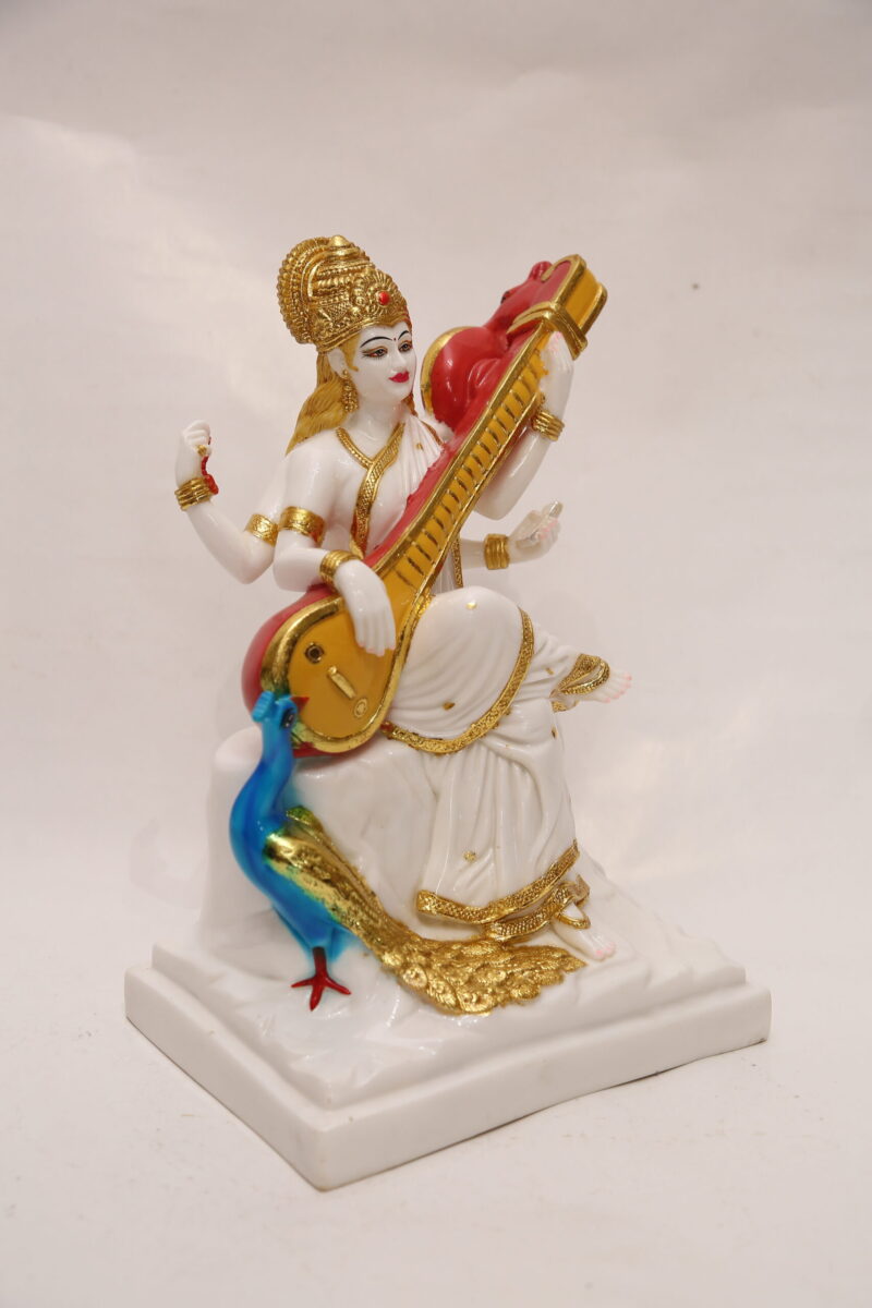 BIG SARASWATI MATA JI - ( 12 INCHES ) - Image 3