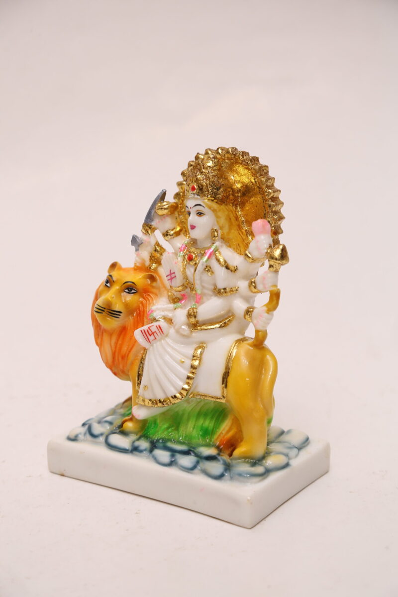 SMALL DURGA MATA IDOL - ( 6.5 INCHES ) - Image 3