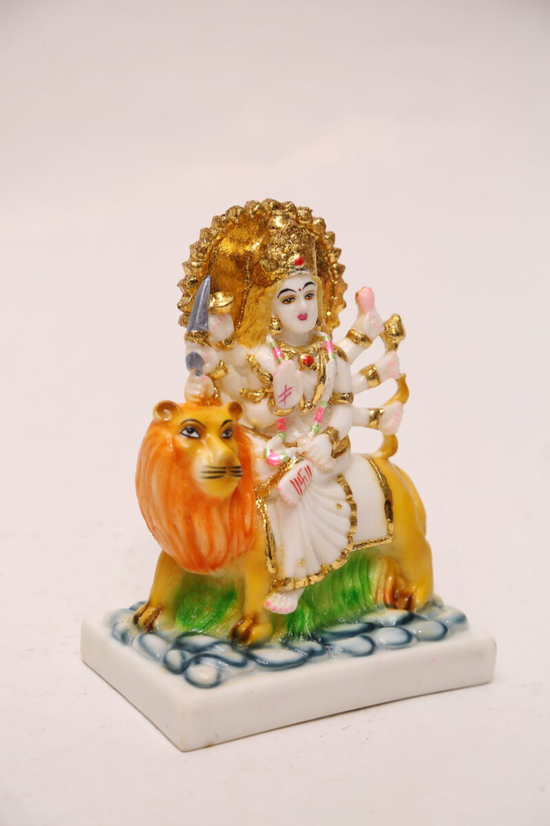 SMALL DURGA MATA IDOL - ( 6.5 INCHES ) - Image 2
