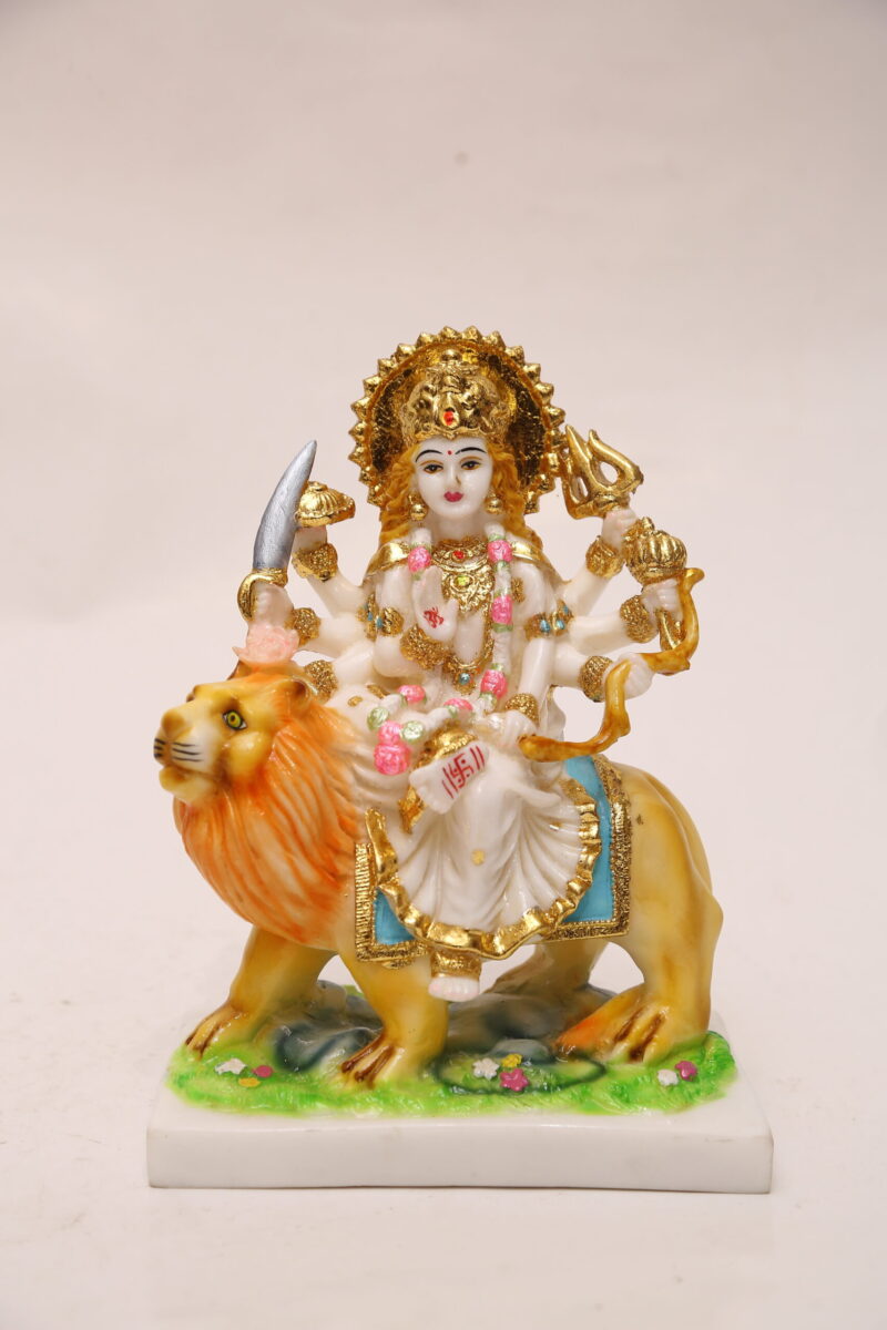 DURGA MATA MURTI - ( 8 INCHES )