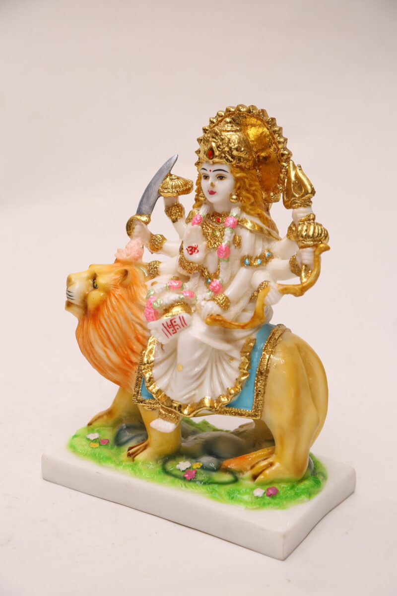 DURGA MATA MURTI - ( 8 INCHES ) - Image 3
