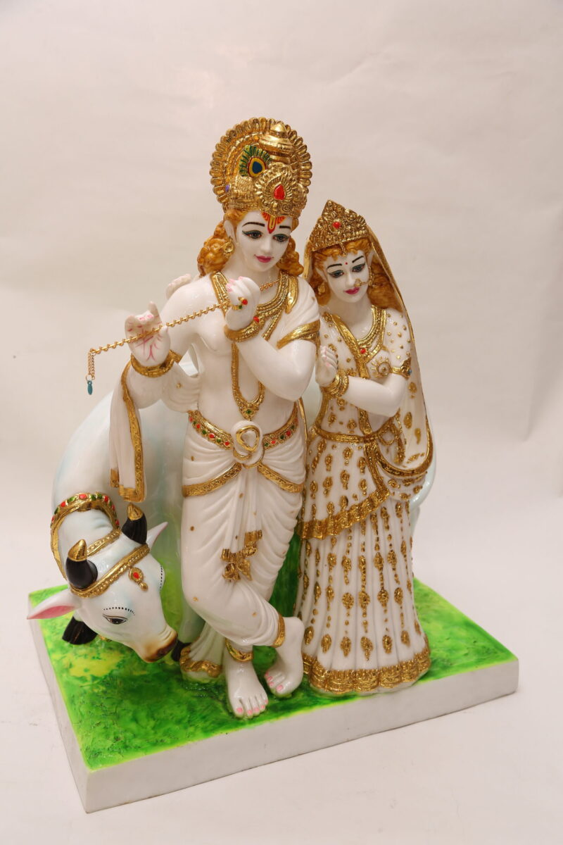 BIG COW RADHA KRISHNA - ( 2 FEET ) - Image 2