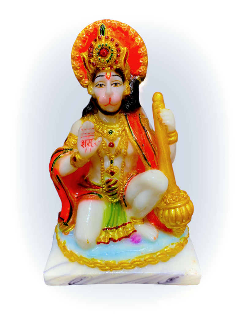 SMALL ASHIRWAD HANUMAN JI IDOL - ( 5.5 INCHES )