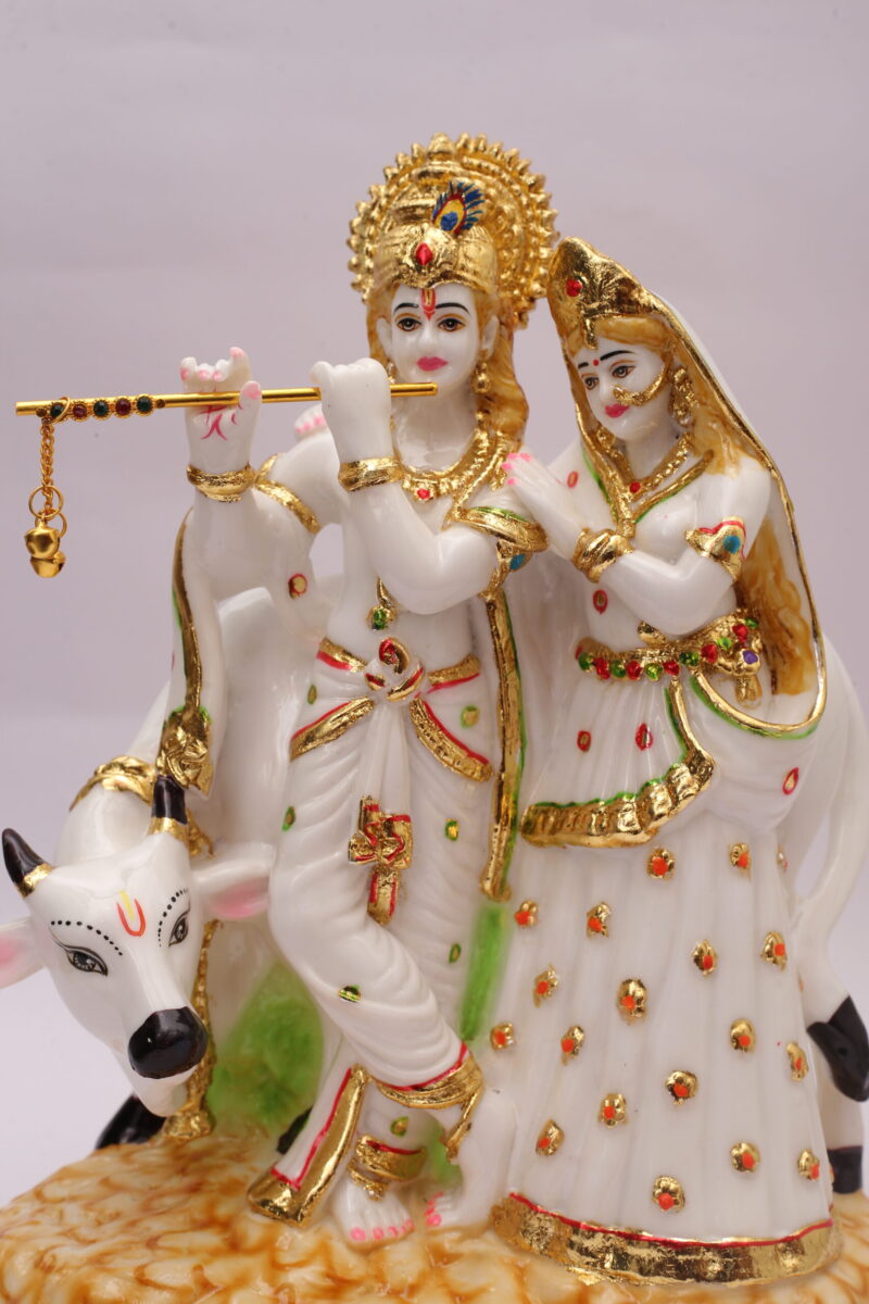 COW RADHA KRISHNA - ( 11 INCHES ) - Image 2
