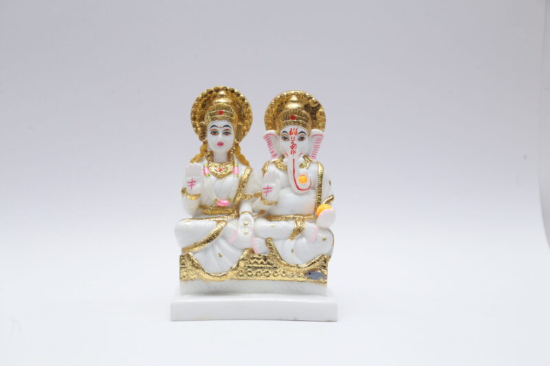 GANESH JI AND LAXMI MATA IDOL - ( 6.5 INCHES )