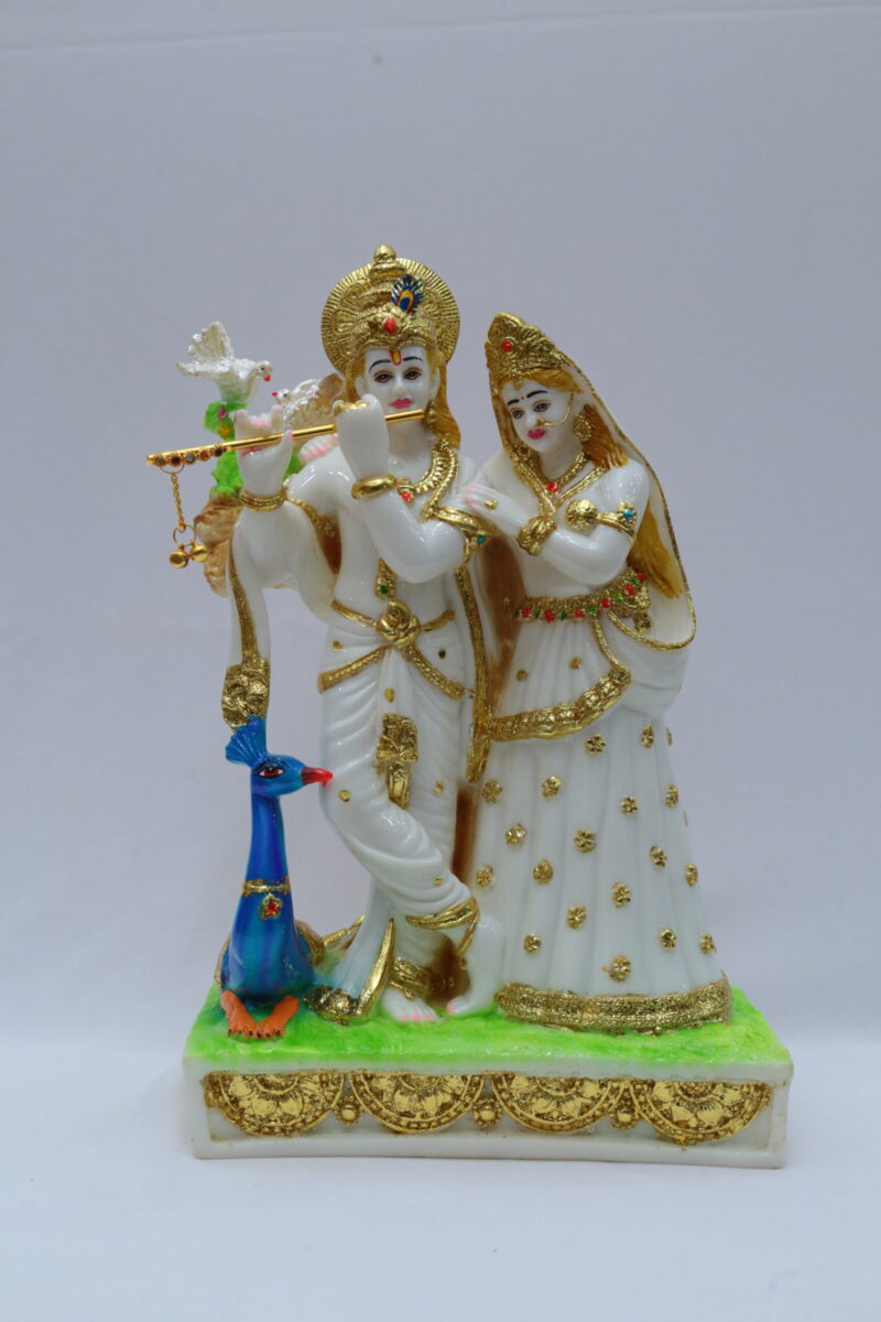 PEACOCK RADHA KRISHNA - ( 11 INCHES )