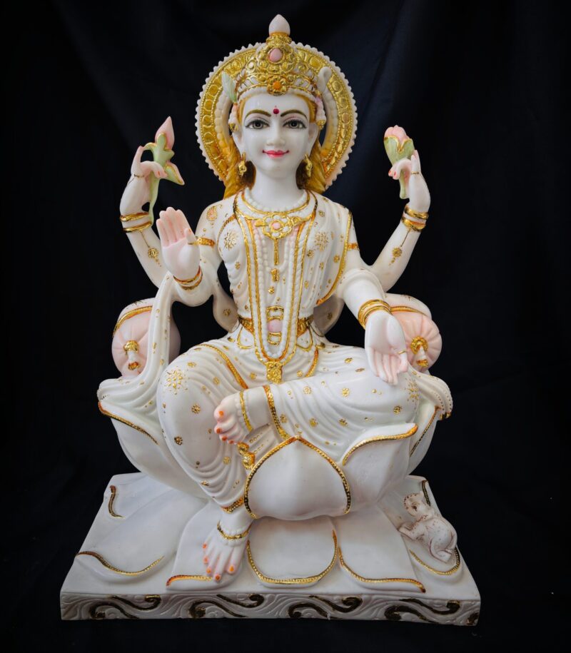 LAXMI MATA IDOL  { MARBLE PATTERN }  - ( 24 INCHES )