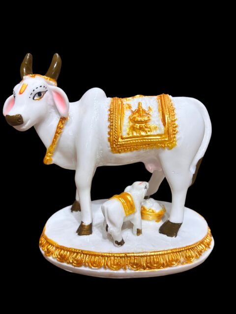 COW AND CALF IDOL - 5 INCHES