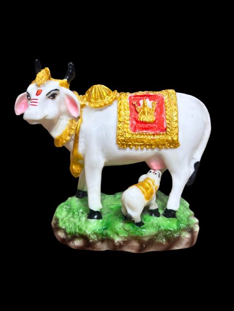 COW AND CALF IDOL - 5.25 INCHES