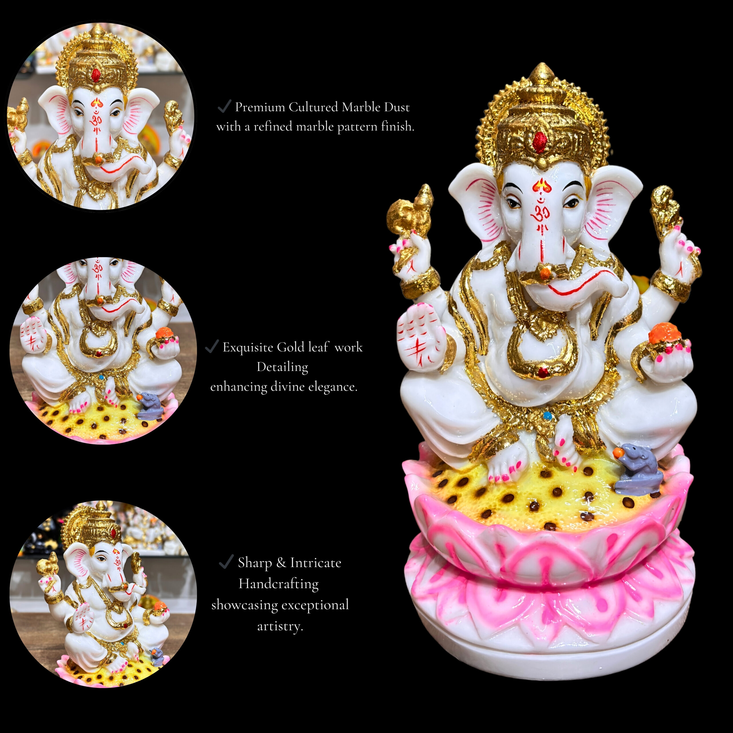 GANESH JI - 7.5 INCHES - Image 6