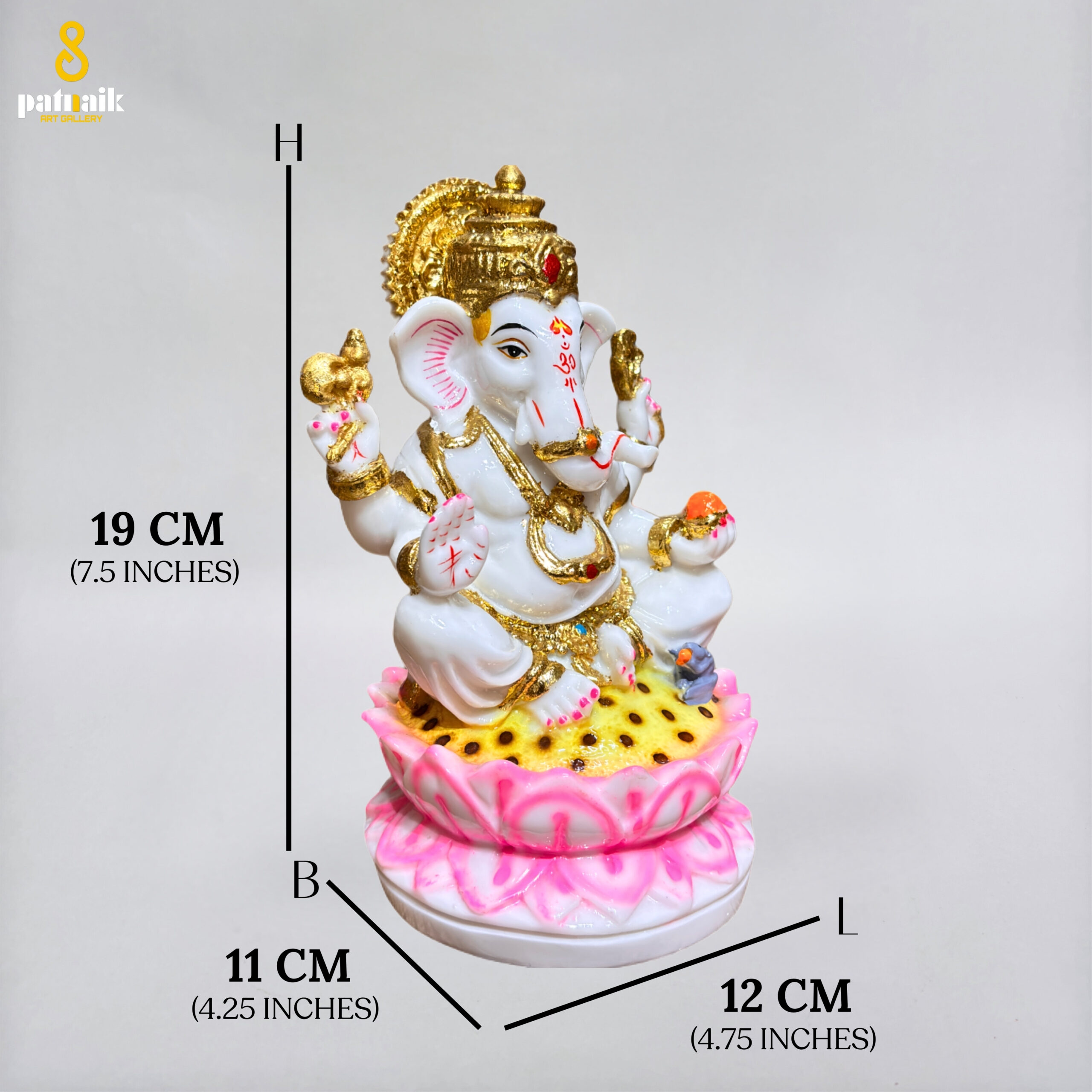 GANESH JI - 7.5 INCHES - Image 5